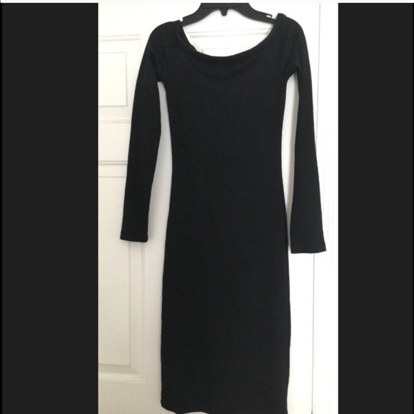 Brand New 🔥Black Off Shoulder Bodycon Dress 👗 - Picture 6 of 6